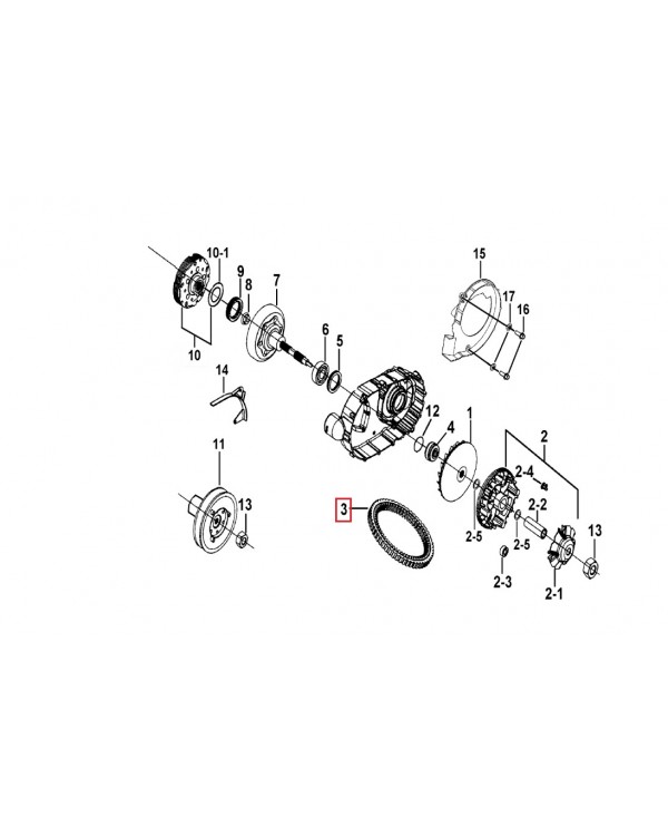 Оригинальный приводной ремень вариатора для ATV TGB BLADE, TARGET 425, 525, 550, 600, 600 LTX
