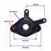 The original eccentric rear axle with a hole for a speed sensor for ATV 150, 200