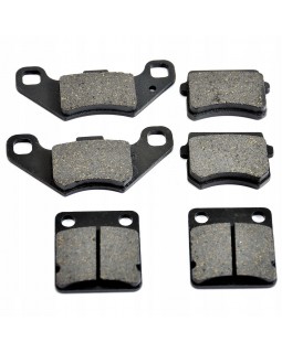 Original set of brake pads (front and rear) for ATV PATRON SCANER 250