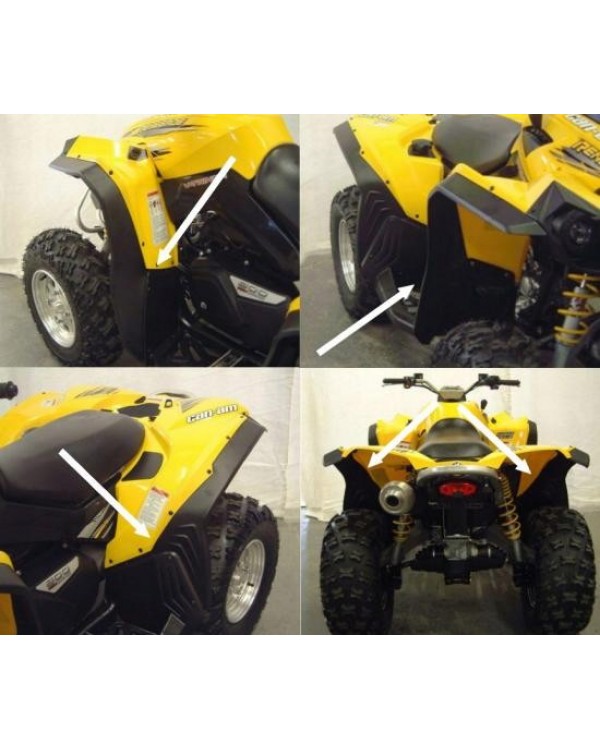 Original wheel arch extension kit for ATV Can-Am Renegade 500, 800, 1000