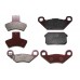 Set of front and rear brake pads for LINHAI ATV 250, 300