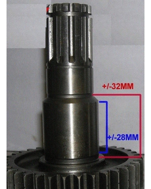 Оригинальный вал подающий КПП для ATV KYMCO KXR, MAXXER 250 - 32 мм