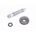 The feed shaft and gear transmission for ATV XS110