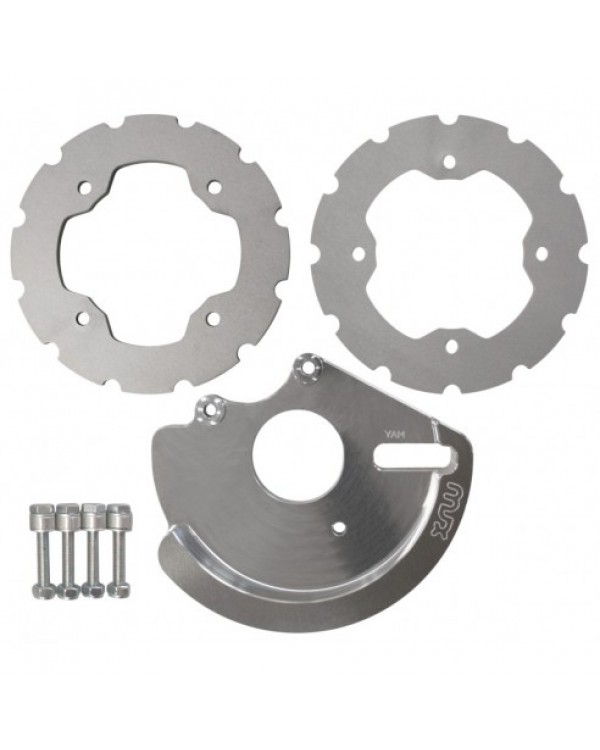 Protection of the rear driven star and rear brake disc for ATV YAMAHA YFZ 450