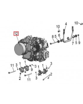 Original engine assembly for ATV LINHAI 500, M550, M550L, T-BOSS 550