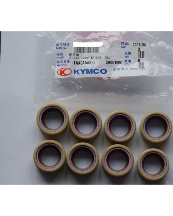 Original rollers in the variator for KYMCO ATV MXU 700