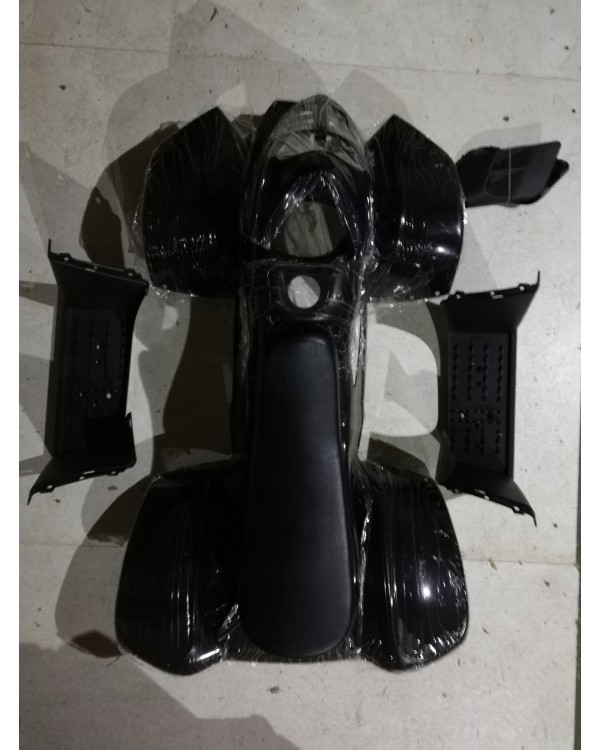 Полный оригинальный комплект пластика (кузов)  с сидением и подножками для ATV BASHAN 50, 70, 110, 125