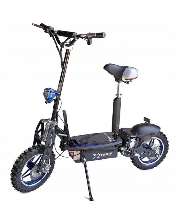 Seat for 1000W 36V electric scooter on 10 inch wheels