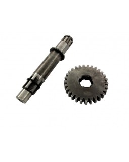 Original feed shaft with gear for ATV 110, 125