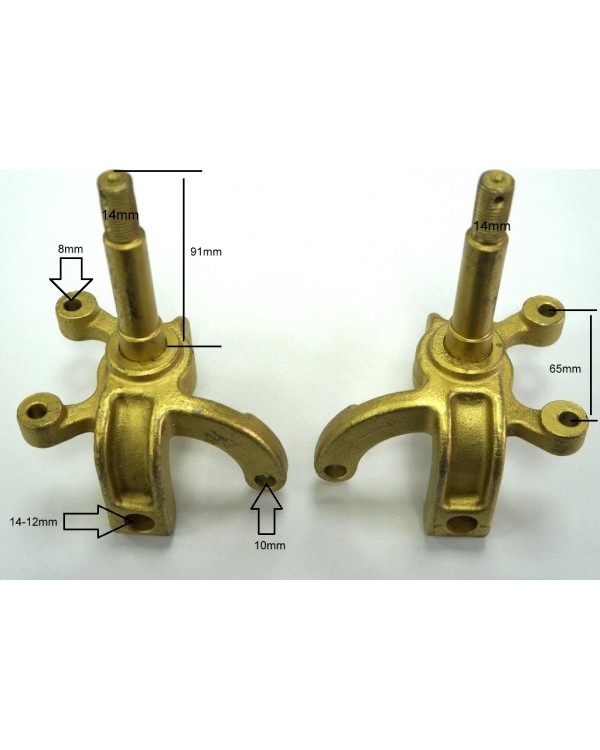 Steering knuckle for ATV 50, 125, 150, 200 right